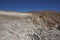 Eroded river valley on the Altiplano of Chile