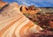 Eroded sandstone Red rock Canyon, Las Vegas, Nevada