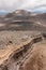 Eroded slope in Tongariro National Park