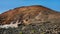 Eroded volcanic cone known as Montana Amarilla, Costa del Silencio, Tenerife, Spain