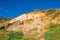 Eroding cliffs of Olivers Hill in Frankston.