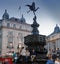 Eros love statue at Piccadilly Circus. London