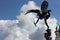 Eros love statue at Piccadilly Circus. London.