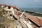 Erosion, climate change, broken building, Hoi An, Vietnam