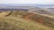 Erosion of the earth. Landscape with a picturesque unusual ravine