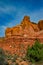 Erosion red rocks. Canyonlands National Park is in Utah near Moab, US