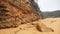 Erosion in Sandstone Cliff on Maitland Bay Beach