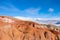 Erosive red rock canyon