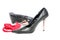 Erotic hig heels in black