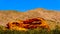 Erratic rock formation in the Valley of Fire State Park in Nevada, USA