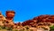 Erratic rock formation in the Valley of Fire State Park in Nevada, USA