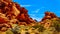 Erratic rock formation in the Valley of Fire State Park in Nevada, USA