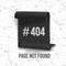 Error 404 Futuristic Wireframe Vector Banner. Page Not Found Pol
