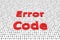 Error code