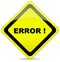 Error sign