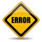 Error sign