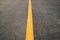 Erspective Yellow straight Traffic line on road floor texture and background