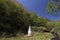 erupting Rausu Geyser Hokkaido Japan