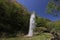 erupting Rausu Geyser Hokkaido Japan