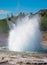 The erupting Strokkur Geysir