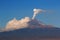 Eruption in popocatepetl volcano III