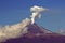 Eruption in popocatepetl volcano V