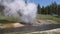 Eruption of Riverside Geyser