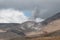 Eruption of Te Maari craters at Mount Tongariro. Tongariro crossing