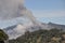 Eruption of Turrialba volcano in Costa Rica seen from the slope of Irazu volcano
