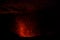 Eruption Yasur vulcano, sunset on the crater edge, Tanna, Vanuatu