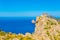 Es Colomer islet near cap formentor at Mallorca, Spain