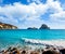 Es vedra island of Ibiza view from Cala d Hort