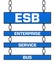 ESB - Enterprise Service Bus Blue Signboards