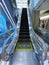 Escalator in department store