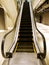 Escalator in department store