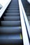 Escalator in shopping center, Moscow