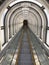 Escalator tunnel walkway