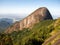 Escalavrado mountain seen from Dedo de deus mountain in Rio de Janeiro