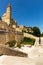 Escalier monumental before Tour d`Armagnac Auch, France