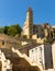 Escalier monumental before Tour d'Armagnac Auch, France