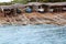Escalo Formentera boat stranded wooden rails