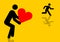 Escaping from love graphic