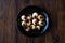 Escargots de Bourgogne - Snail Food with herbs butter, France gourmet dish.