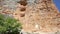 Escarpment detail at Barranco de la Hoz Seca canyon next to Jaraba