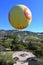 ESCONDIDO, CALIFORNIA - 9 FEB 2022:  Balloon Safari ride ascending at the San Diego Zoo Safari Park