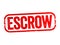Escrow - arrangement in which a third party receives and disburses money or property for the primary transacting parties, text