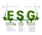 ESG business concept, Environmental, Social, Governance. Business investment analysis model