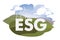 ESG - Environmental Social Governance flat illustration. Sustainable growth, solving environmental, social, and