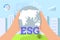 ESG Environmental Social and Governance Sustainable green company