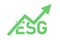 ESG and socially responsible investing. Financial investment and social and environmental responsibility.